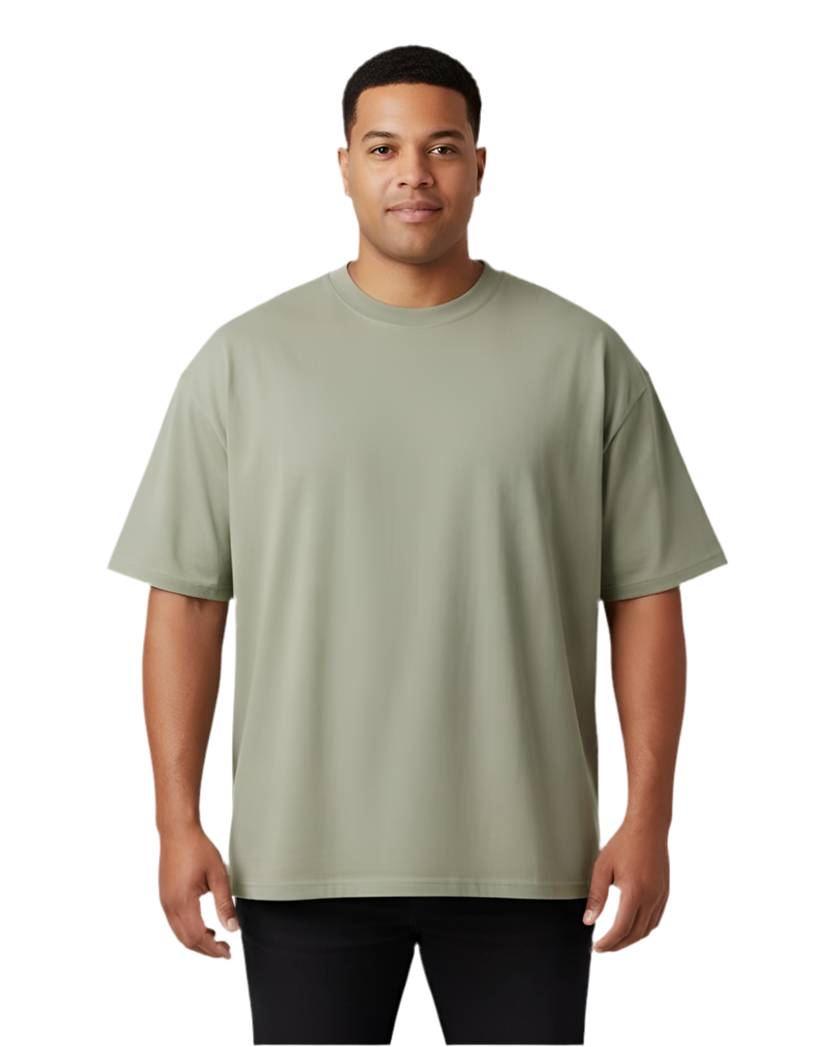 ClassicRound-Neck Polo – 300g Premium Cotton