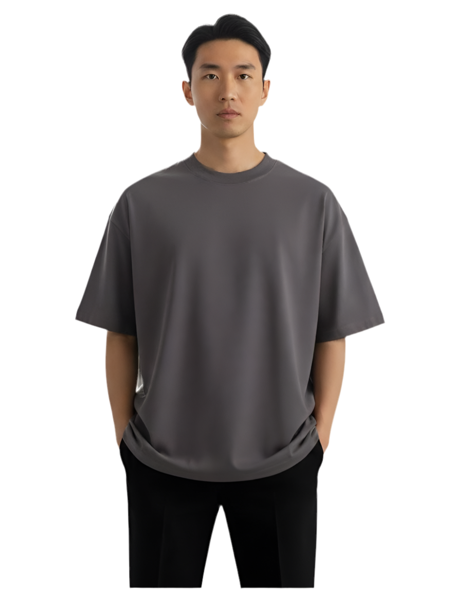 ClassicRound-Neck Polo – 300g Premium Cotton