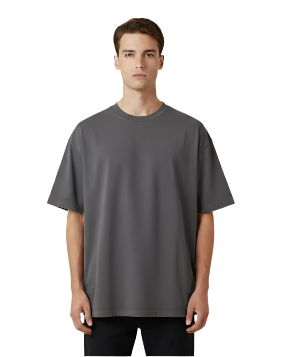 ClassicRound-Neck Polo – 300g Premium Cotton