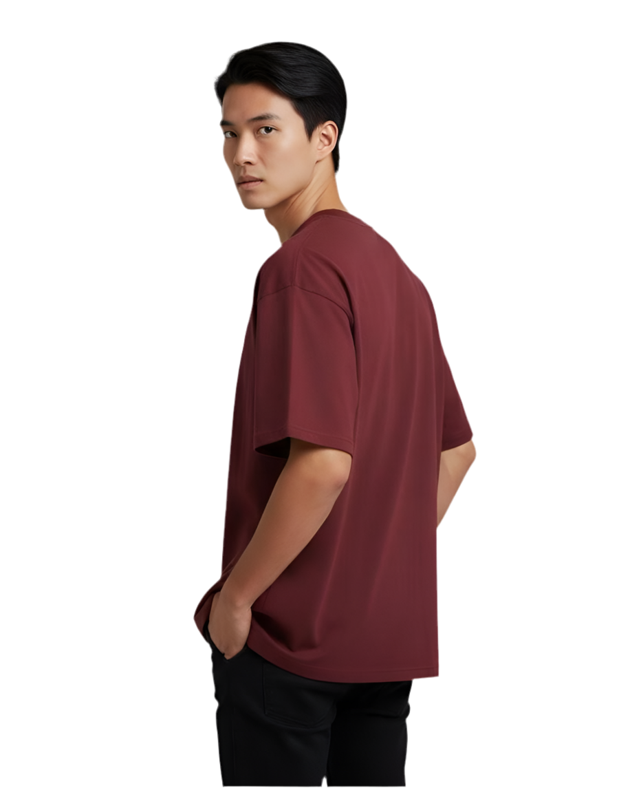 ClassicRound-Neck Polo – 300g Premium Cotton