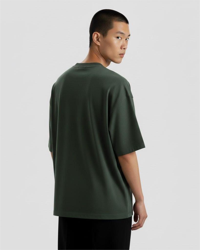 ClassicRound-Neck Polo – 300g Premium Cotton