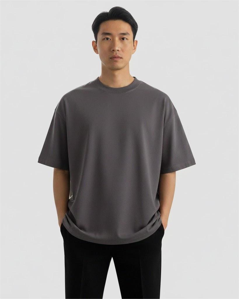 ClassicRound-Neck Polo – 300g Premium Cotton