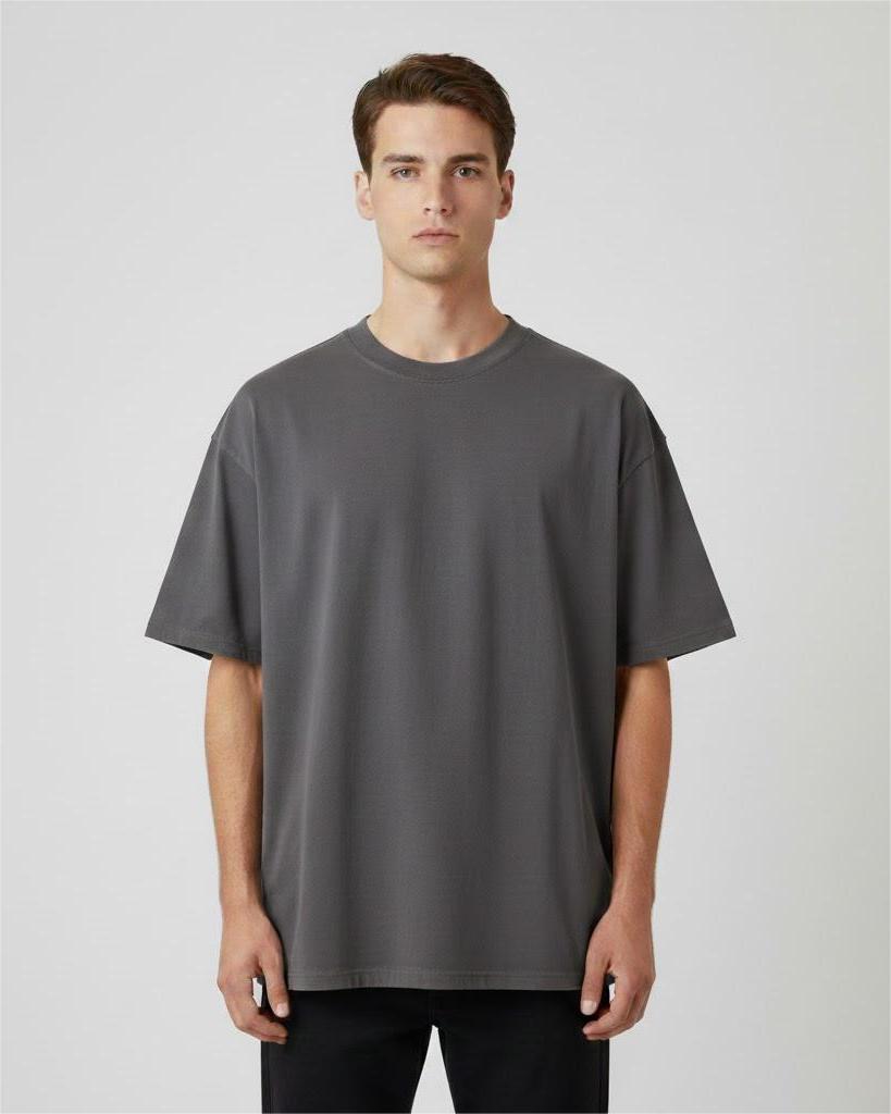 ClassicRound-Neck Polo – 300g Premium Cotton