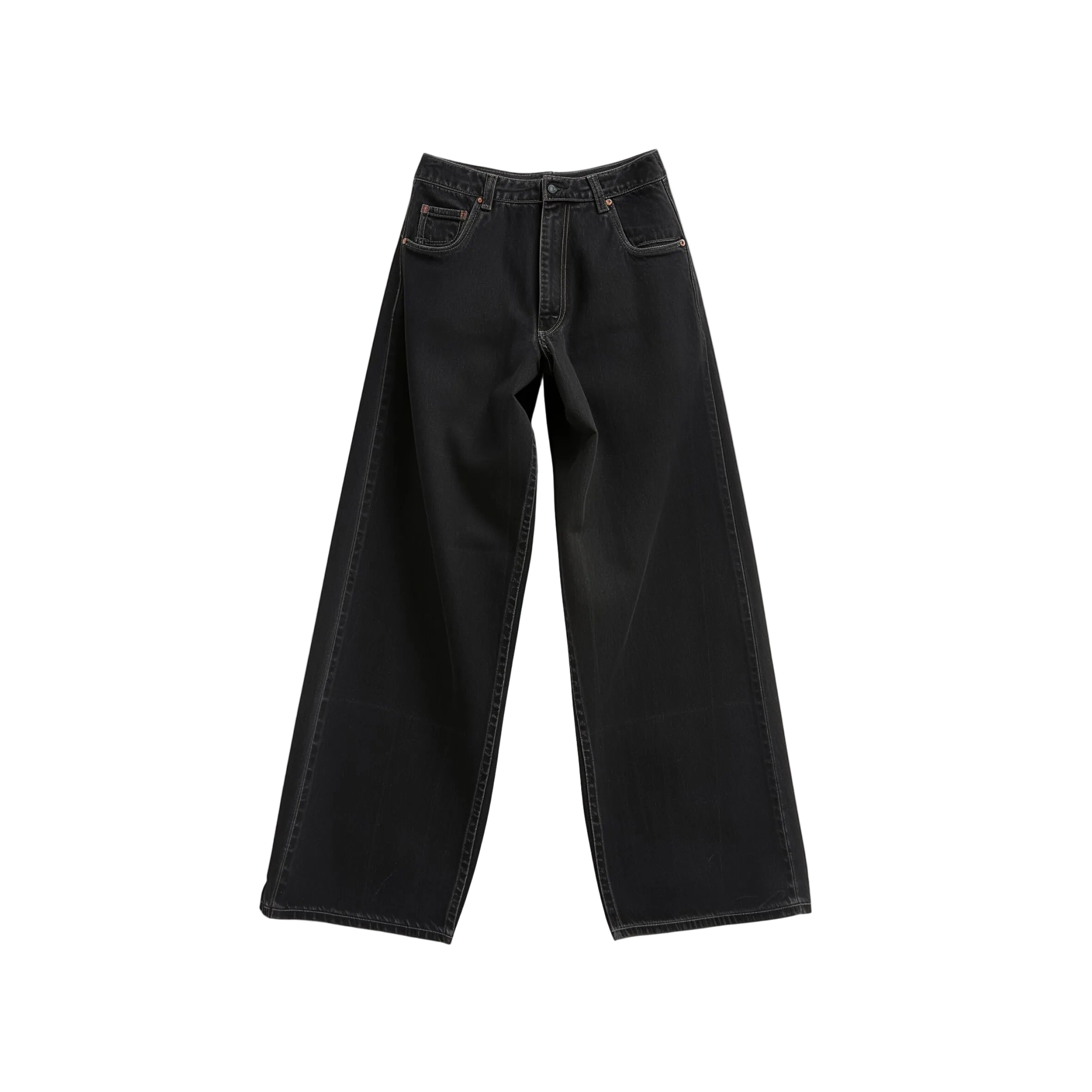 Black Straight Jeans